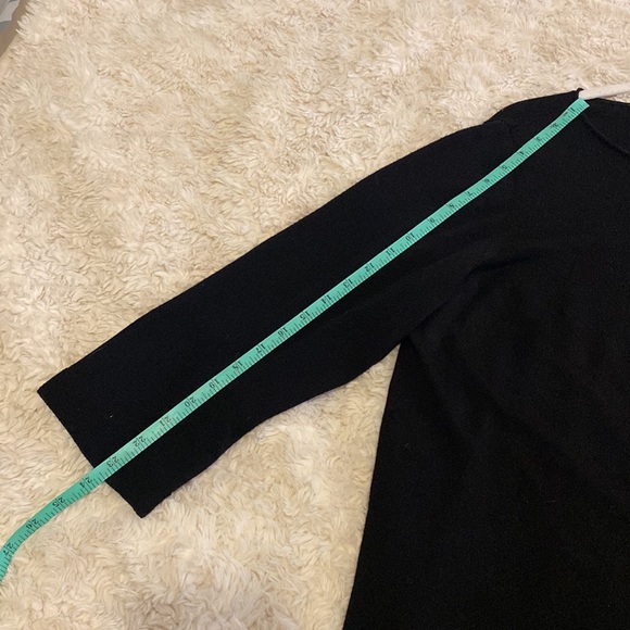 Eileen Fisher 100% Merino Wool slight A-line tunic, 3/4 sleeves, barely worn. - Picture 6 of 8